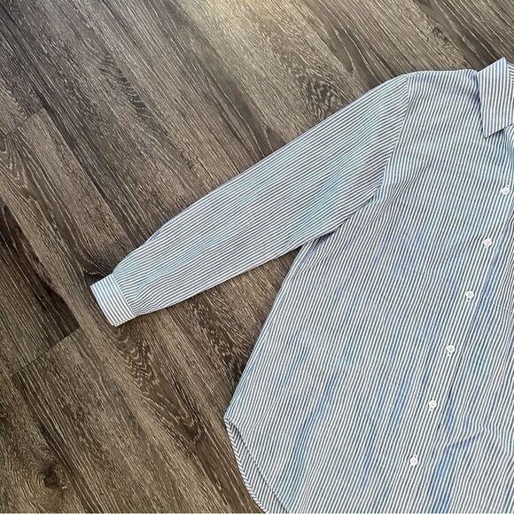 Lafayette 148 pinstripe button down - Picture 2 of 8